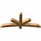 Ekena Millwork Alberta Rough Sawn Timber Gable Bracket, Western Red Cedar, 60"W x 27"H x 4"D x 4"F, 11/12 Pitch GBW060X27X0404ALB00RWR - alternate 3